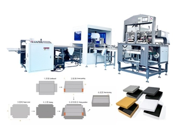 Good price Fully Automatic Rigid Box Making Machine 20PCS/MIN Gift Box Making Machine online